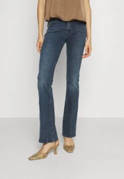 7 For All Mankind Slim Illusion Overcast - Vaqueros Bootcut - Dark Blue