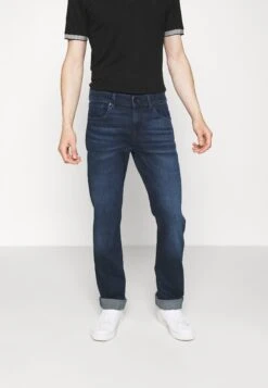 7 For All Mankind Slimmy Luxe Performance - Vaqueros Rectos - Dark Blue