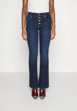 7 For All Mankind Bootcut Tailorless Baecriin - Vaqueros Bootcut - Dark Blue