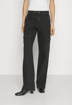 7 For All Mankind Cargo Tess Collide - Vaqueros Boyfriend - Black