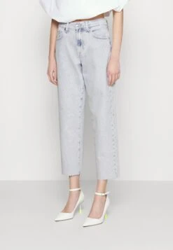 7 For All Mankind The Modern Straight Ice Pop - Vaqueros Boyfriend - Light Blue