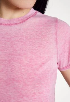 7 For All Mankind Lcrewneck - Camiseta Básica - Pink -7 For All Mankind 8b506d0014924eda801bea61191b1997