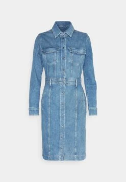 7 For All Mankind Vestido Vaquero - Light Blue -7 For All Mankind 8d135c1fc80d411e99c6e990506096b8