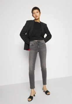 7 For All Mankind Roxanne Luxe Vintage Courage - Vaqueros Slim Fit - Black -7 For All Mankind 8daa534d911143bfb172207352433923