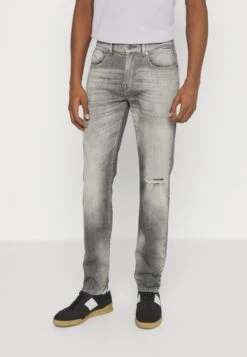 7 For All Mankind Slimmy Tapered Lefhanclo - Vaqueros Tapered - Grey