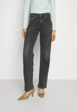 7 For All Mankind Tess Trouser Licorice - Vaqueros Boyfriend - Black
