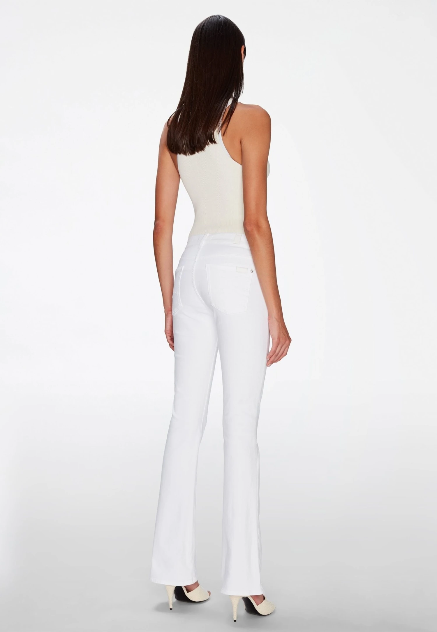 7 For All Mankind Vaqueros Bootcut - White 3 7 For All Mankind Vaqueros Bootcut - White - Imagen 3