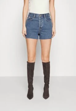 7 For All Mankind Easy Ruby Short Blaze - Shorts Vaqueros - Mid Blue