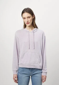 7 For All Mankind Hooded - Jersey De Punto - Violet