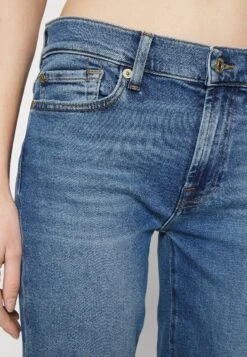 7 For All Mankind Roxanne Ankle Luxvinimp - Vaqueros Pitillo - Mid Blue -7 For All Mankind 9c2a0367331a4056ad33e1fa1e45eb61