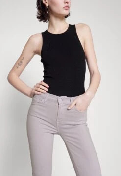 7 For All Mankind Roxanne Ankle Colored Stretch - Pantalones - Pink -7 For All Mankind 9c75096f27d14dd3a65c1a64f56805eb