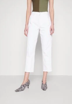 7 For All Mankind The Modern Straight - Vaqueros Rectos - White