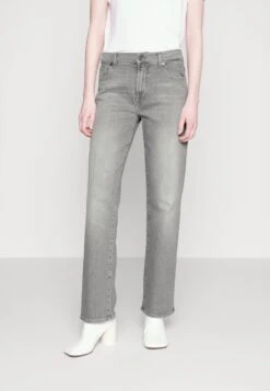 7 For All Mankind Ellie Luxvinmoo - Vaqueros Rectos - Grey