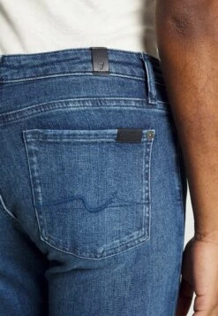 7 For All Mankind Pyper Slim Illusion Adventure - Vaqueros Slim Fit - Mid Blue -7 For All Mankind 9ffcf42e48f54ad9bb8aca6f9bfe3855