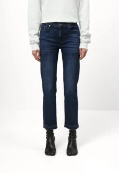7 For All Mankind The Crop Soho - Vaqueros Rectos - Dark Blue