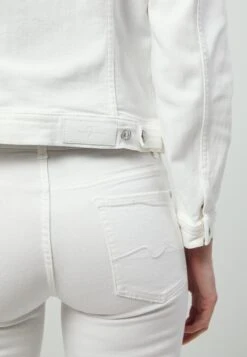 7 For All Mankind Modern Trucker - Chaqueta Vaquera - White -7 For All Mankind ae64842a411446d080983b190d0e0e98