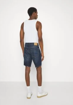 7 For All Mankind Straight Vibration - Shorts Vaqueros - Dark Blue -7 For All Mankind aead9af8ca2a4139a8029a44f059589c
