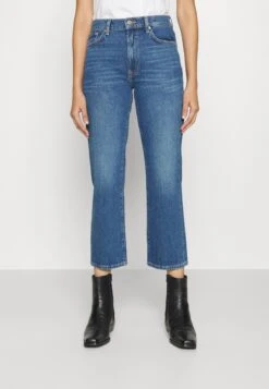 7 For All Mankind Logan Stovepipe Explorer - Vaqueros Rectos - Blue