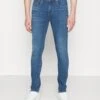 7 For All Mankind Slimmy Tapered Lefhanbor - Vaqueros Tapered - Mid Blue