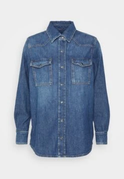 7 For All Mankind Emilia Shirt Resolution - Camisa - Dark Blue -7 For All Mankind b2296881d87a45ca9b53ac0722718828