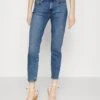7 For All Mankind Roxanne Ankle Luxvinimp - Vaqueros Pitillo - Mid Blue