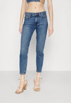 7 For All Mankind Roxanne Ankle Luxvinimp - Vaqueros Pitillo - Mid Blue