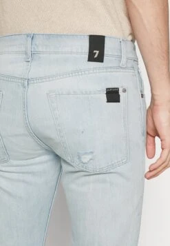 7 For All Mankind The Straight With Handstitched Details - Vaqueros Rectos - Light Blue 9 7 For All Mankind The Straight With Handstitched Details - Vaqueros Rectos - Light Blue -7 For All Mankind b7be61b632bc4e55aa259513e77e528e