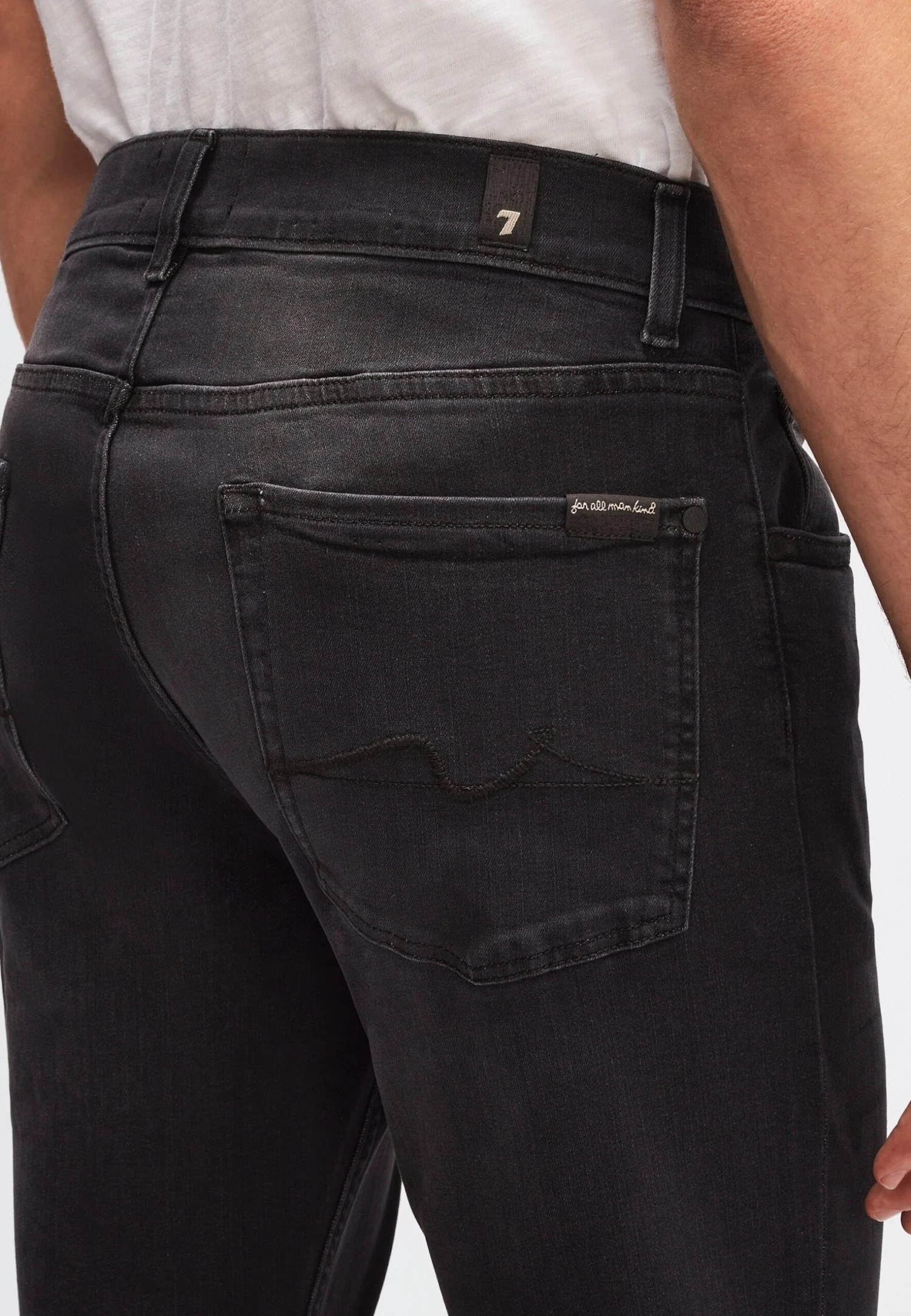 7 For All Mankind Slimmy - Vaqueros Slim Fit - Black 5 7 For All Mankind Slimmy - Vaqueros Slim Fit - Black - Imagen 5