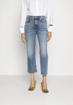 7 For All Mankind Logan Stovepipe Playtime - Vaqueros Slim Fit - Light Blue