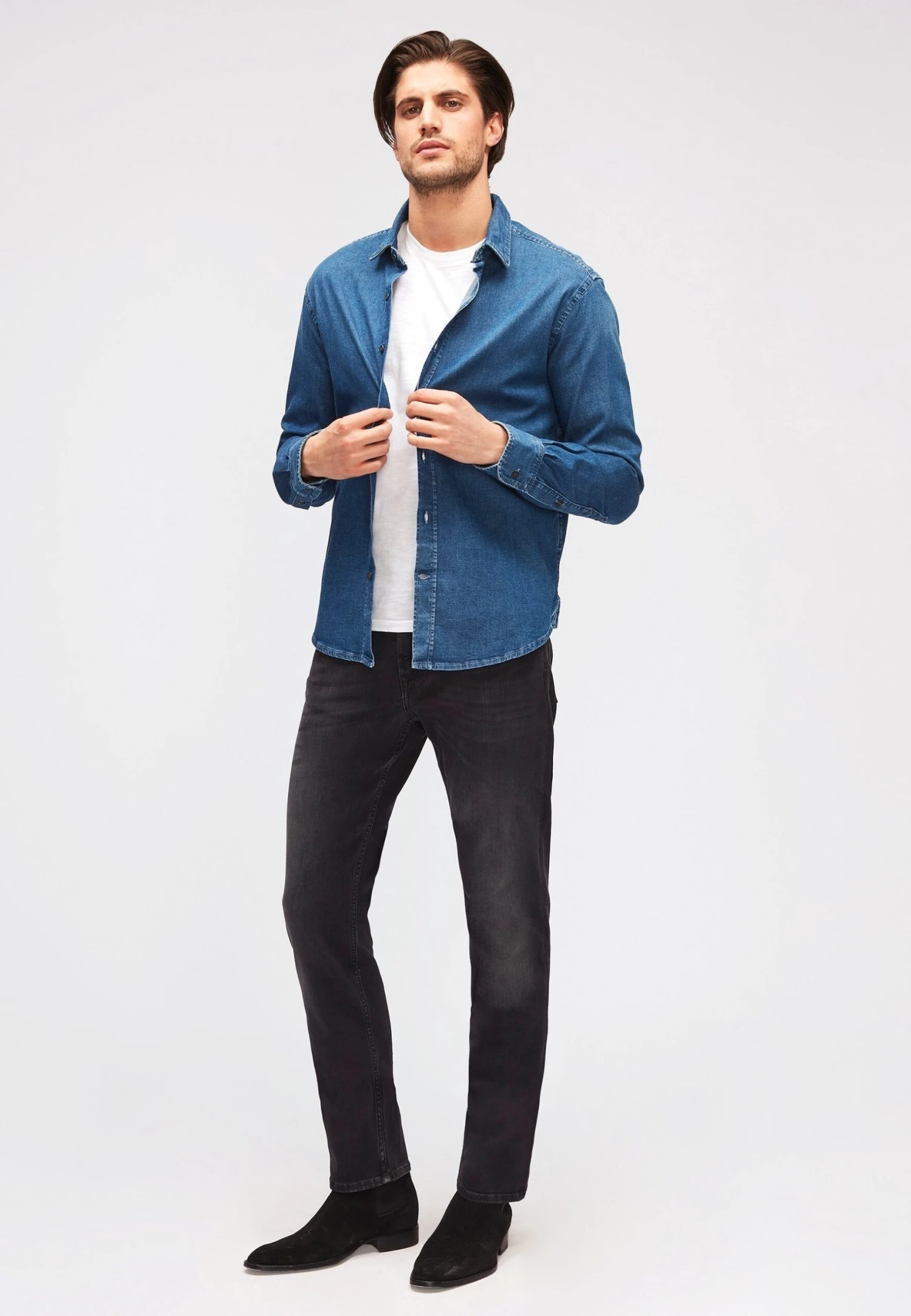 7 For All Mankind Slimmy - Vaqueros Slim Fit - Black 2 7 For All Mankind Slimmy - Vaqueros Slim Fit - Black - Imagen 2