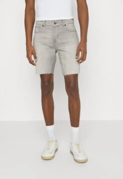 7 For All Mankind Straight Babble - Shorts Vaqueros - Grey