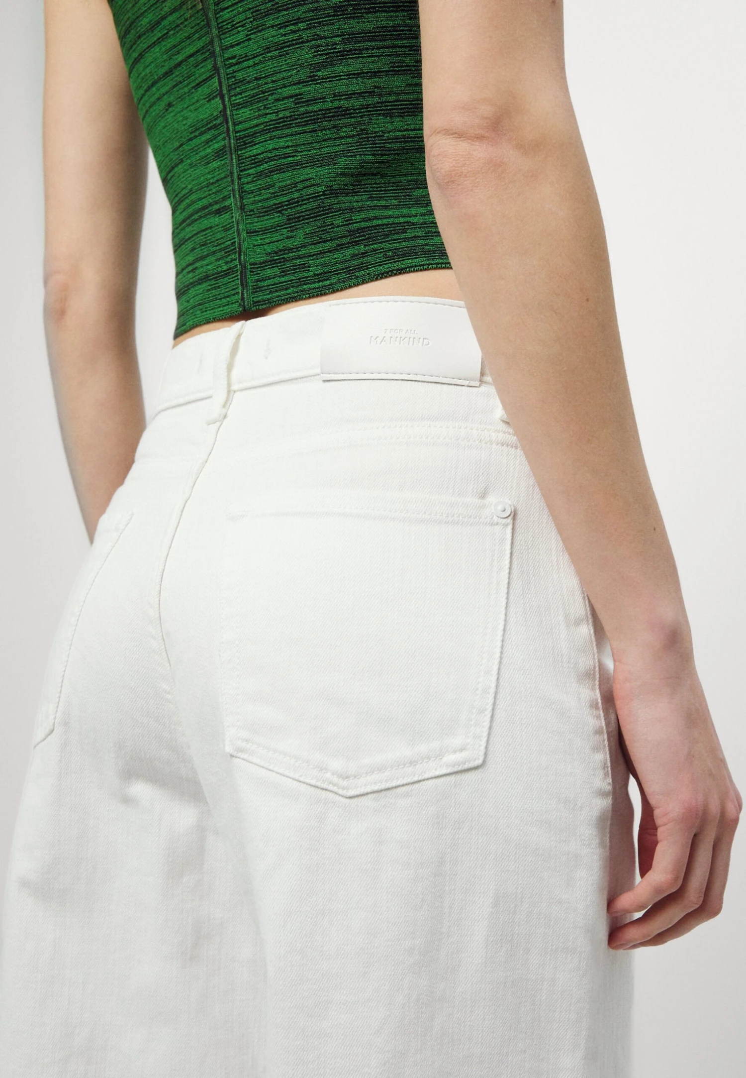 7 For All Mankind Zoey Milk - Vaqueros Rectos - White 6 7 For All Mankind Zoey Milk - Vaqueros Rectos - White - Imagen 6