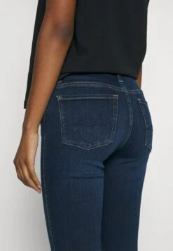 7 For All Mankind Kimmie Sliillopu - Vaqueros Rectos - Dark Blue -7 For All Mankind c016c759965e406f8d0071843407e74e