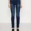 7 For All Mankind Kimmie Sliillfor - Vaqueros Rectos - Dark Blue