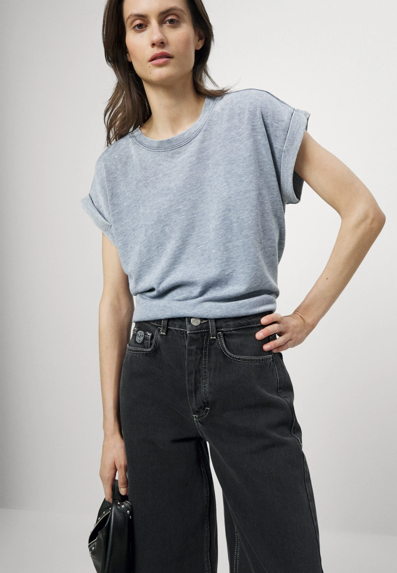 7 For All Mankind Camiseta Básica - Blue 4 7 For All Mankind Camiseta Básica - Blue - Imagen 4