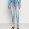7 For All Mankind Roxanne Luxe Vintage Must - Vaqueros Slim Fit - Light Blue