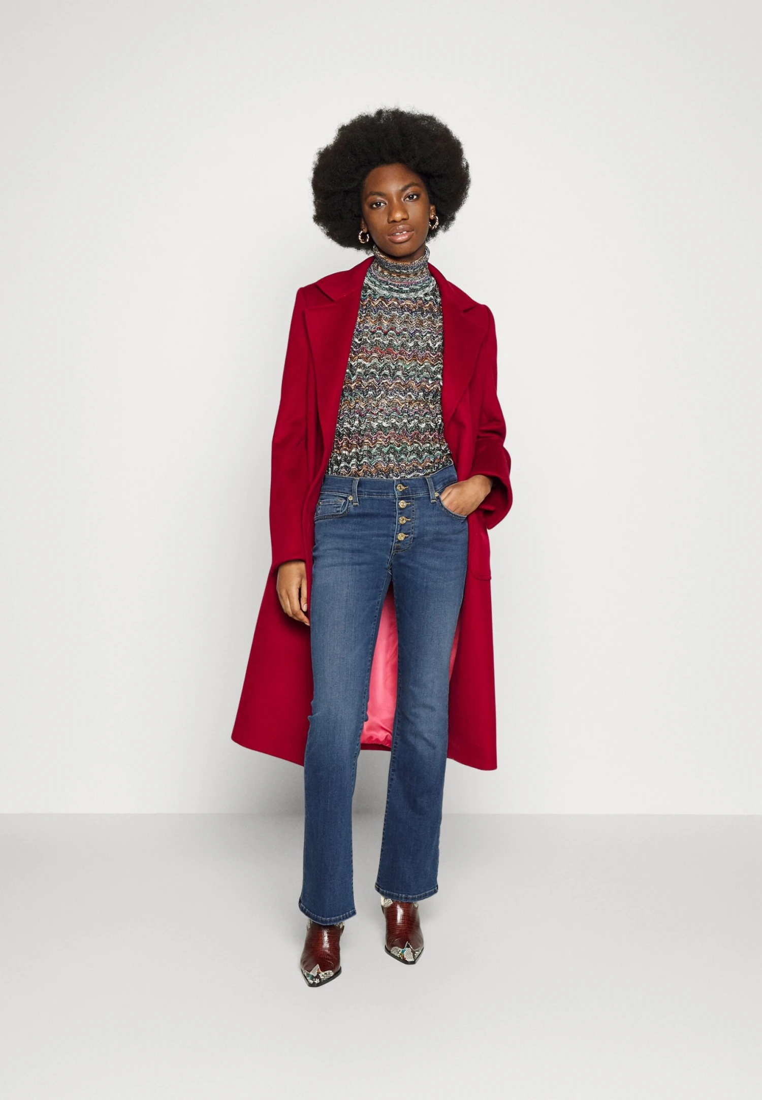 7 For All Mankind Bootcut Tailorless Baiecoduc - Vaqueros Bootcut - Mid Blue 2 7 For All Mankind Bootcut Tailorless Baiecoduc - Vaqueros Bootcut - Mid Blue - Imagen 2