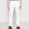 7 For All Mankind The Straight Banter - Vaqueros Rectos - White