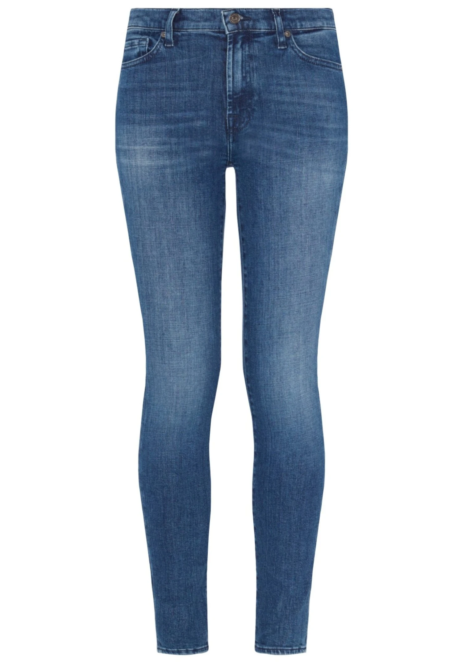 7 For All Mankind Sliilladv - Vaqueros Pitillo - Mid Blue 4 7 For All Mankind Sliilladv - Vaqueros Pitillo - Mid Blue - Imagen 4