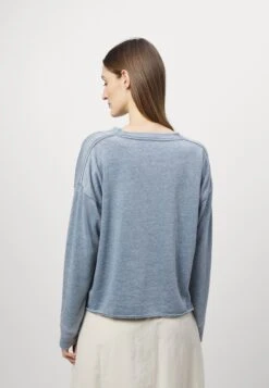 7 For All Mankind Crewneck - Sudadera - Blue -7 For All Mankind da461016d9904a0eb9c8bd1d7004c457