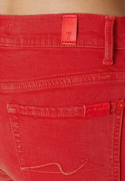 7 For All Mankind Roxanne Ankle Colored Stretch - Pantalones - Red -7 For All Mankind e2047303f4d64df3a641cfe5df79963c