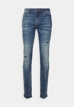 7 For All Mankind Paxtyn Stretch Mistery - Vaqueros Pitillo - Mid Blue -7 For All Mankind e2ac06ea1a284814a6216d85e2e7e7bf