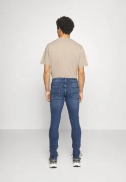 7 For All Mankind Paxtyn Stretch Tek Maze - Vaqueros Pitillo - Mid Blue -7 For All Mankind e60064f3fb73470c9b64da3cf7e19a16