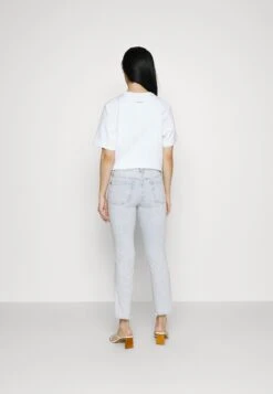 7 For All Mankind The Straight Crop Follow Me - Vaqueros Pitillo - Light Blue -7 For All Mankind e728193f065e48318961f9f79c2f539c