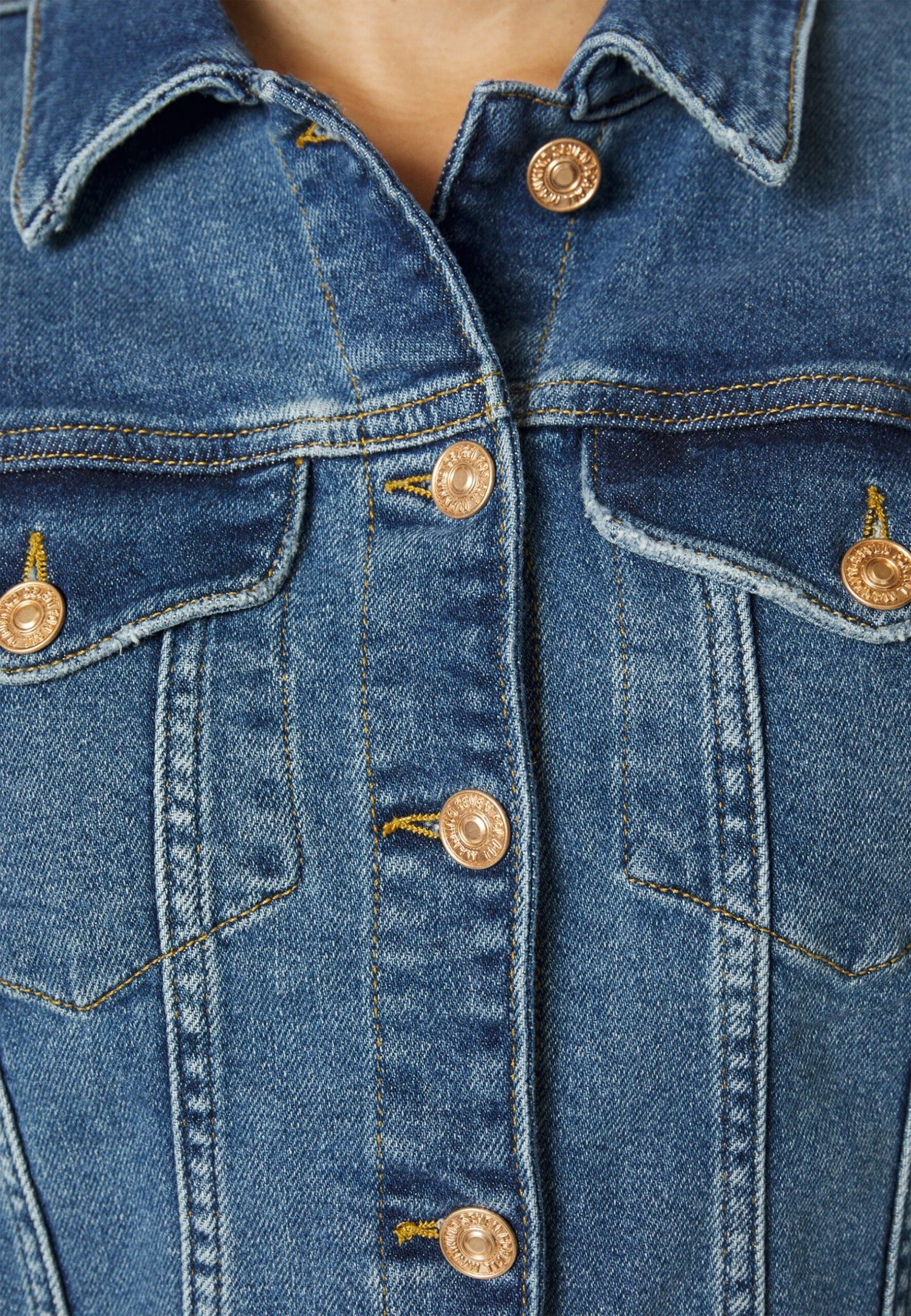 7 For All Mankind Modern Trucker- Chaqueta Vaquera - Dark Blue 8 7 For All Mankind Modern Trucker- Chaqueta Vaquera - Dark Blue - Imagen 8