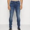 7 For All Mankind Paxtyn Stretch Tek Maze - Vaqueros Pitillo - Mid Blue
