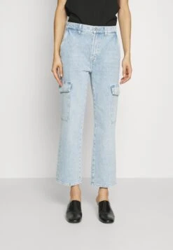 7 For All Mankind Logan Airwave - Vaqueros Rectos - Light Blue