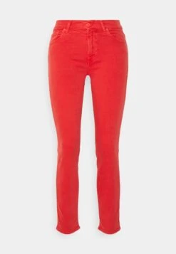 7 For All Mankind Roxanne Ankle Colored Stretch - Pantalones - Red -7 For All Mankind f282ecba2fc942e6abe34724344a86a5