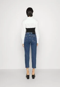 7 For All Mankind Logan Stovepipe Blaze - Vaqueros Rectos - Mid Blue -7 For All Mankind f8988c8929244f27b75f70ae72ae1630