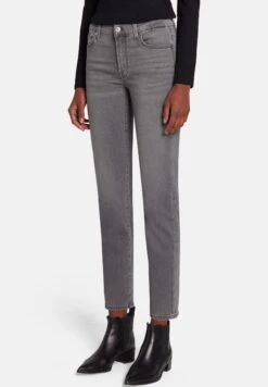 7 For All Mankind Roxanne Bair Silverlining - Vaqueros Pitillo - Grey